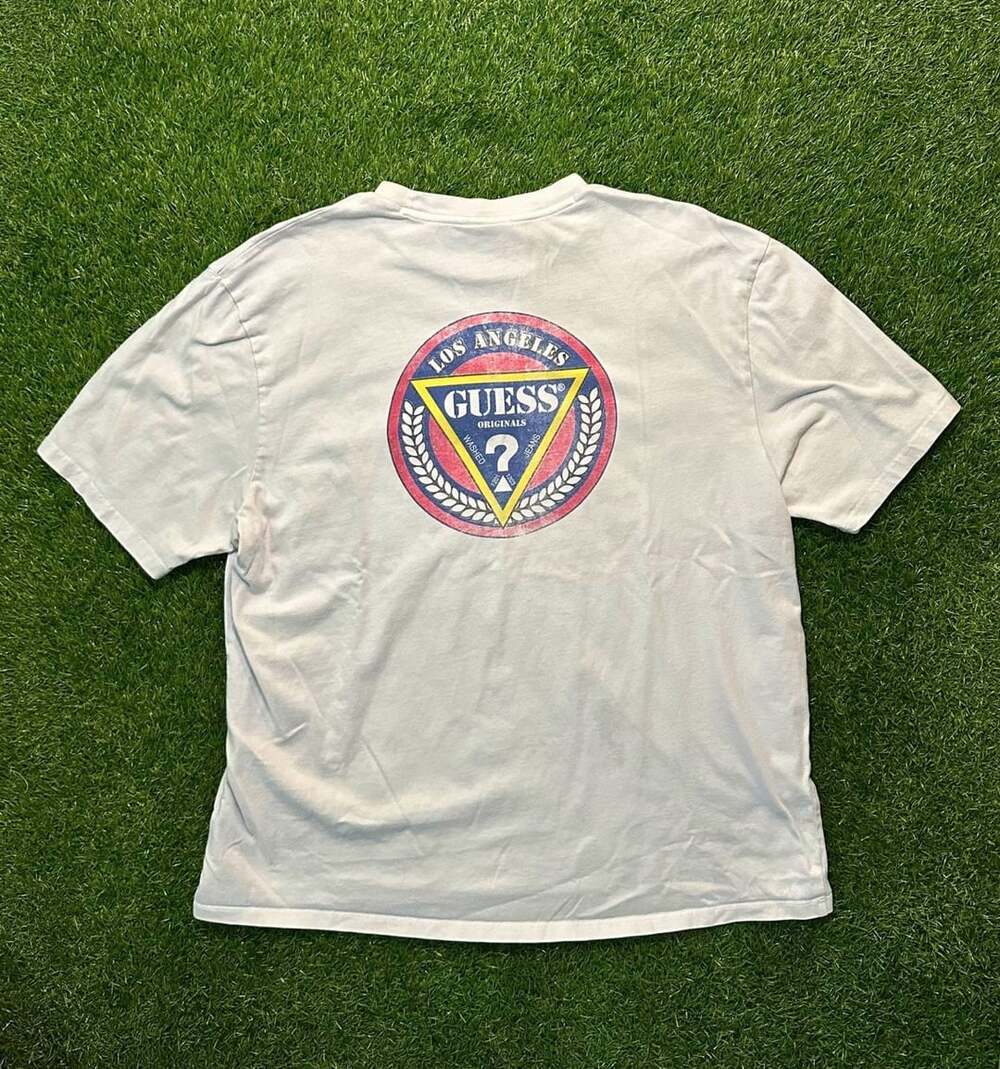 Guess Originals Los Angeles White Graphic T-Shirt